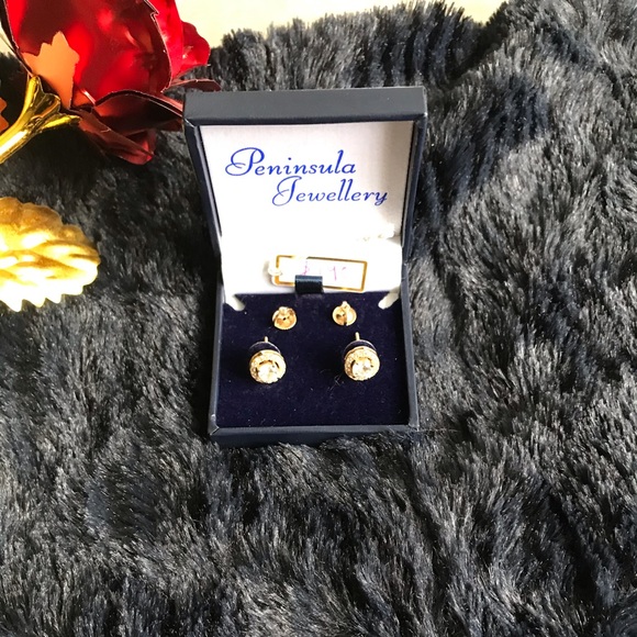 Jewelry - 14k Gold 2CT Carbonized Diamond Jewelry💎 Earring